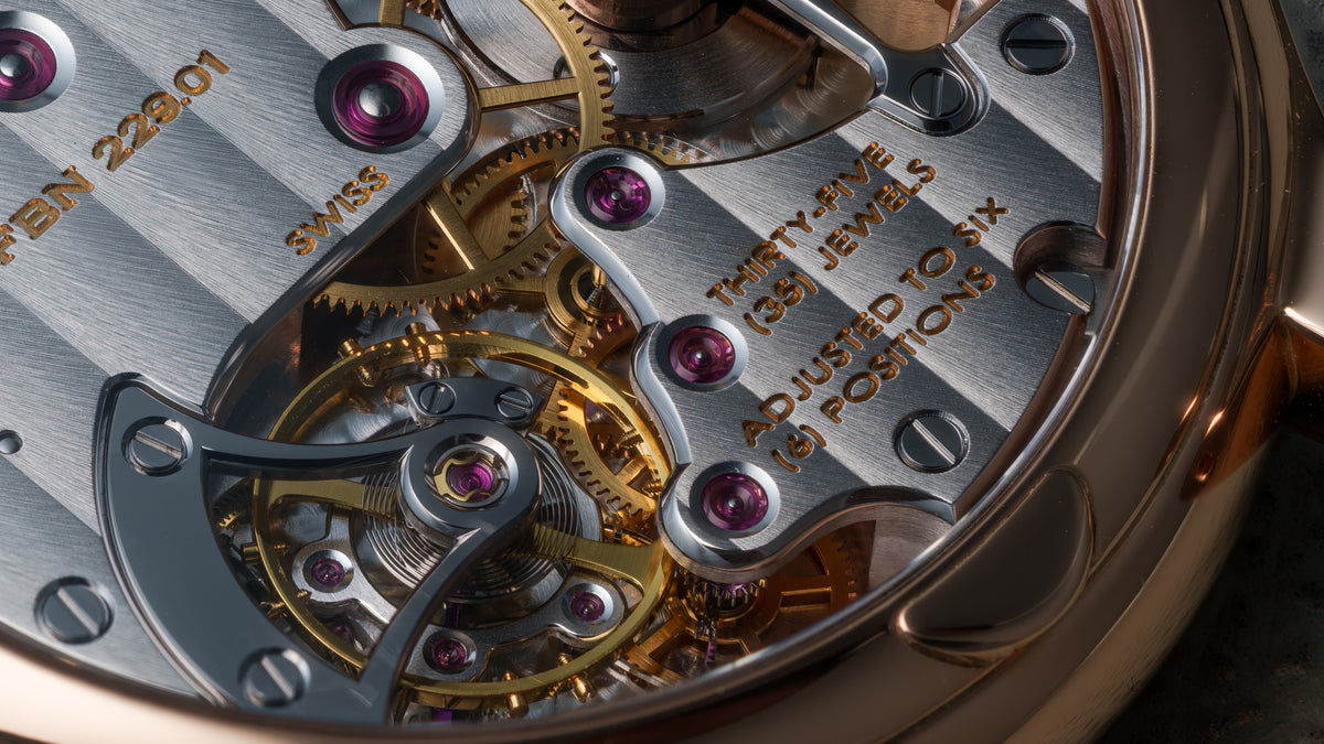 Classic Micro-Rotor Evergreen, Pink Gold