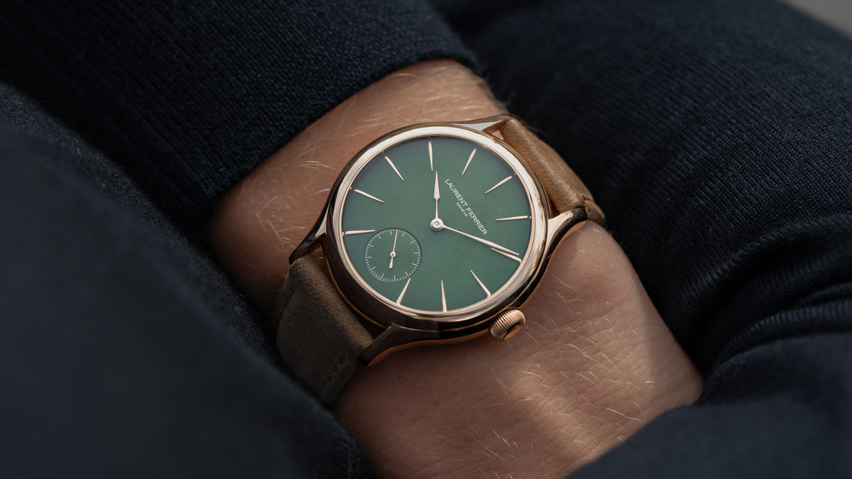 Classic Micro-Rotor Evergreen, Pink Gold