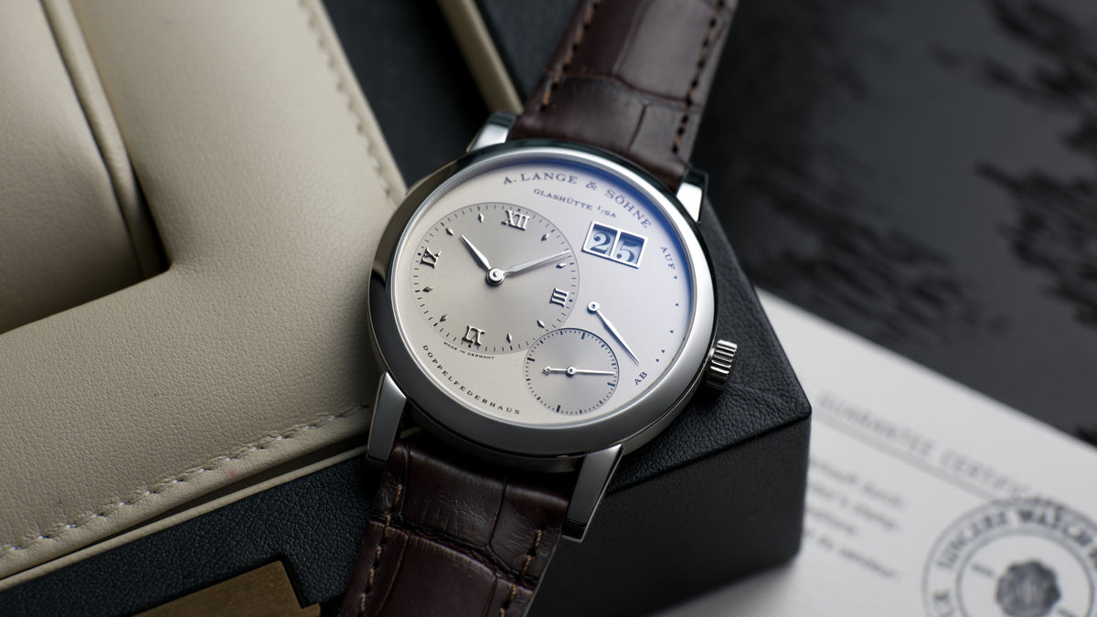 101.005, ‘Stealth’ Lange 1, Solid Caseback, Platinum