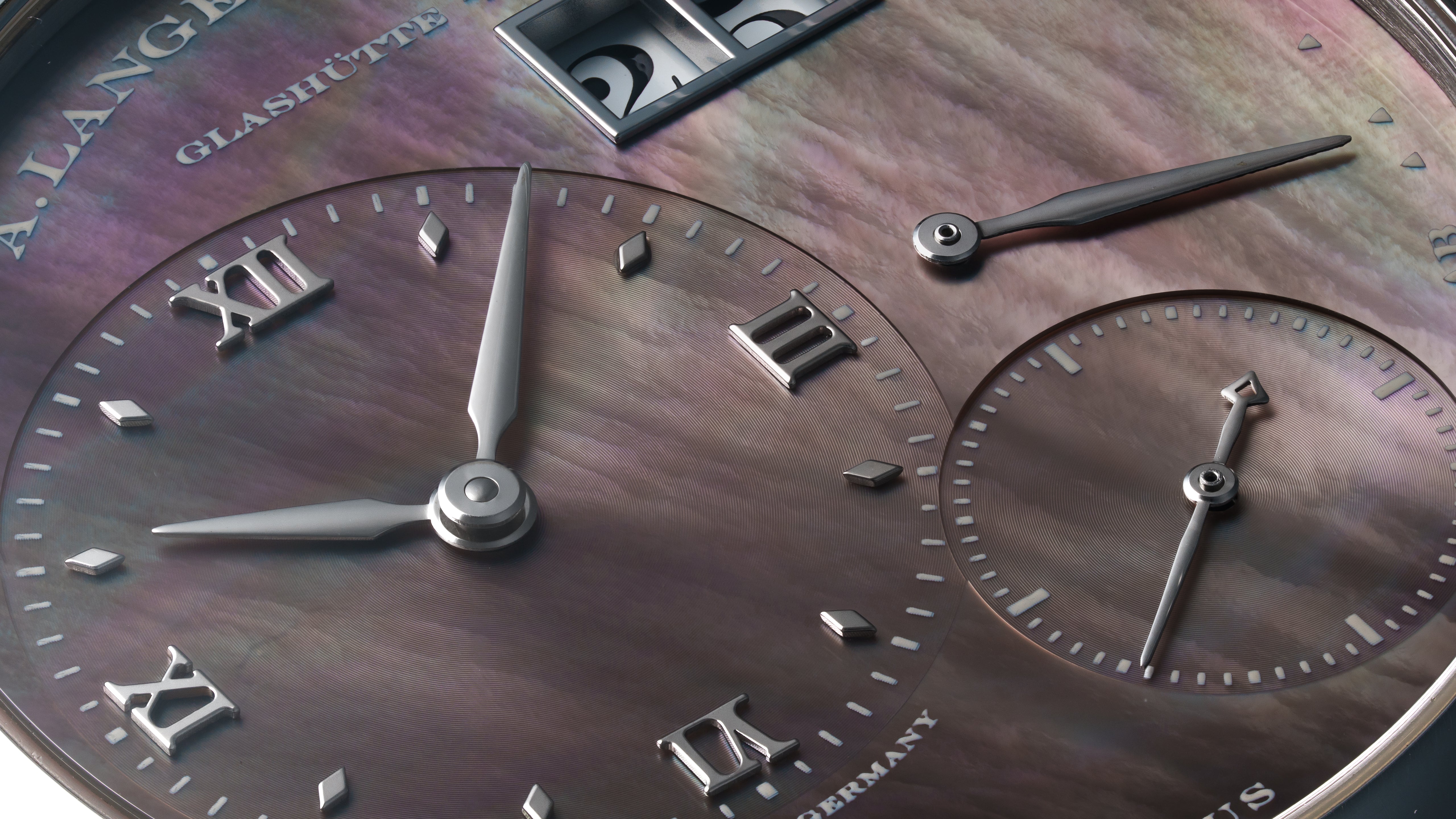 110.041, Lange 1 'Tahitian Soirée', Platinum – Hairspring