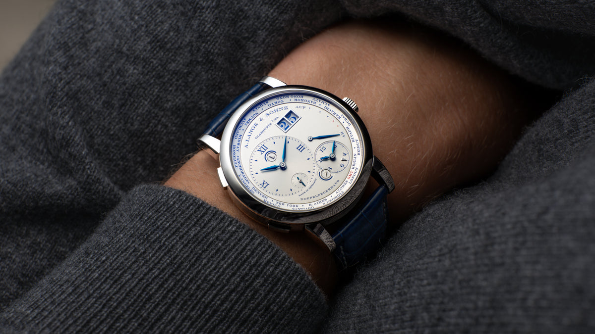 116.066, Lange 1 Time Zone, 25th Anniversary, White Gold