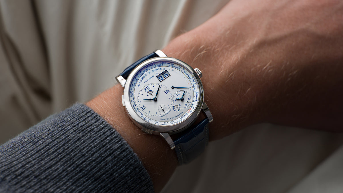 116.066, Lange 1 Time Zone, 25th Anniversary, White Gold