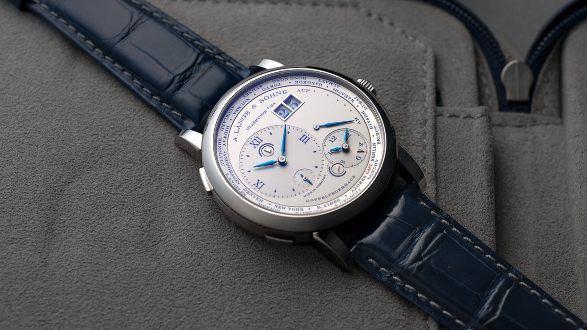 116.066, Lange 1 Time Zone, 25th Anniversary, White Gold