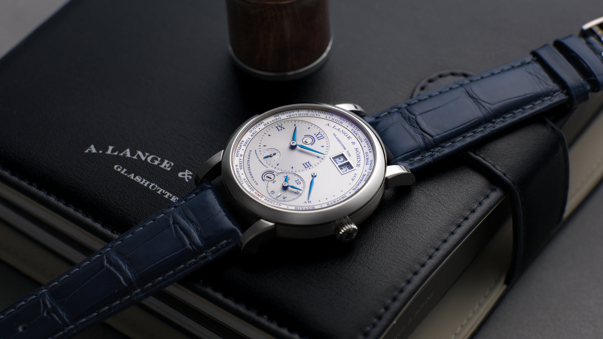 116.066, Lange 1 Time Zone, 25th Anniversary, White Gold