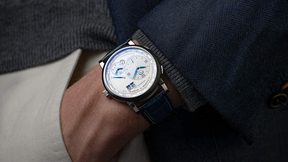 116.066, Lange 1 Time Zone, 25th Anniversary, White Gold