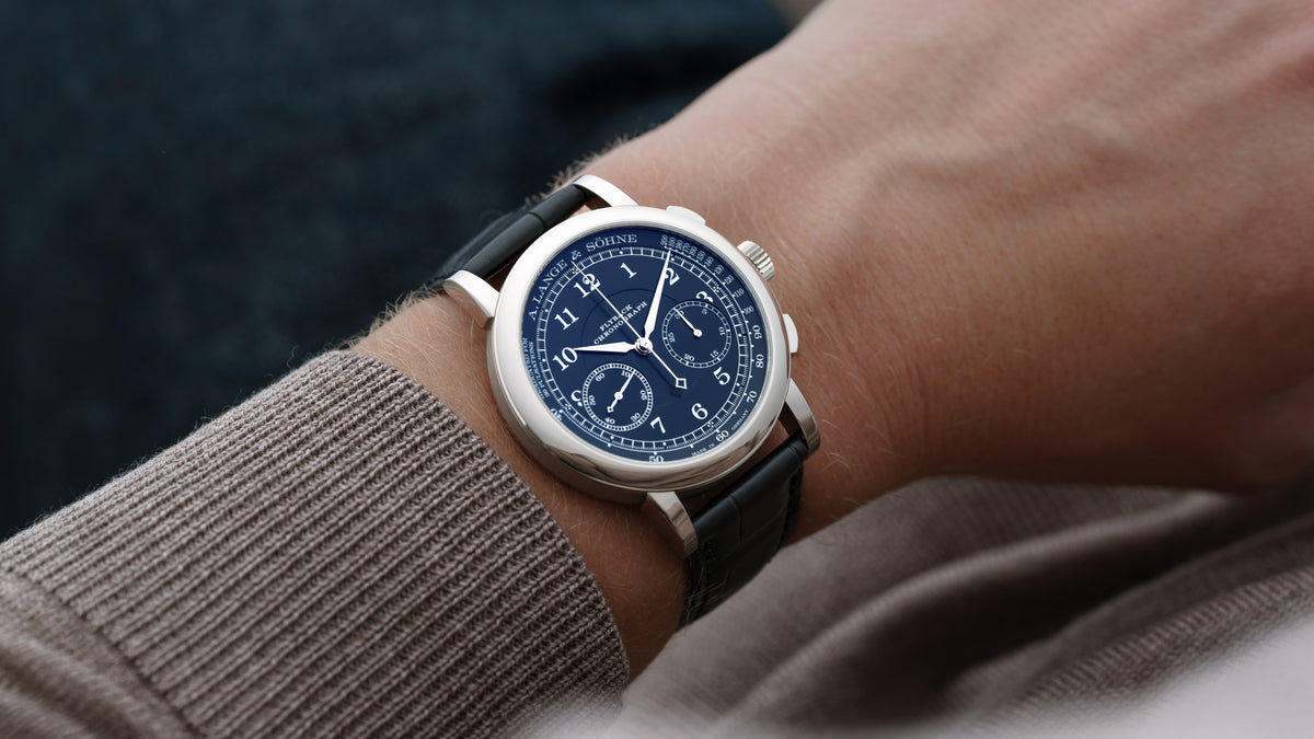 414.028, 1815 Chronograph, White Gold