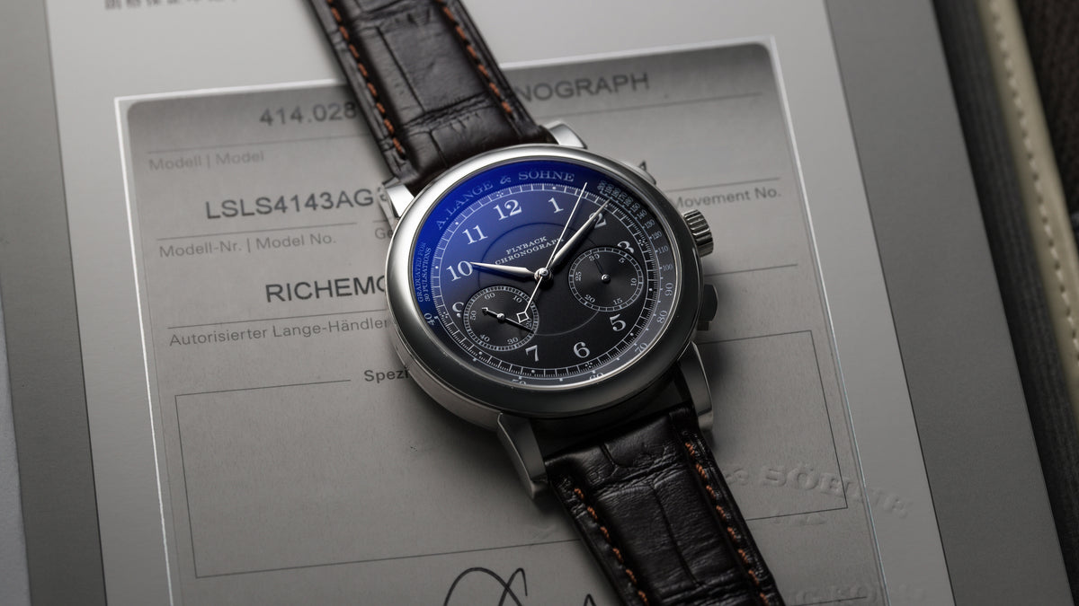 414.028, 1815 Chronograph, White Gold