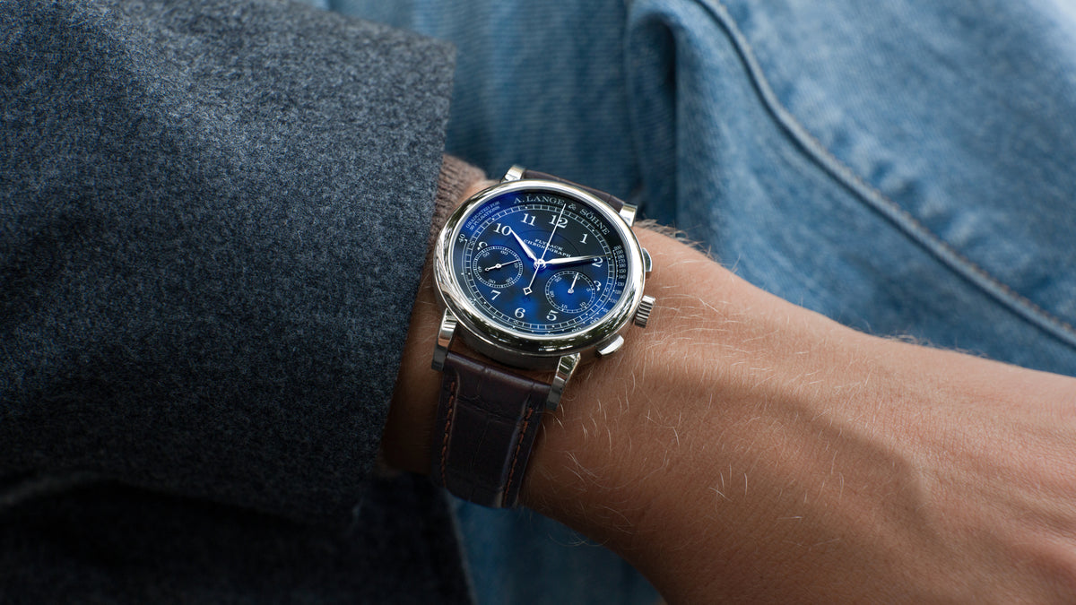 414.028, 1815 Chronograph, White Gold