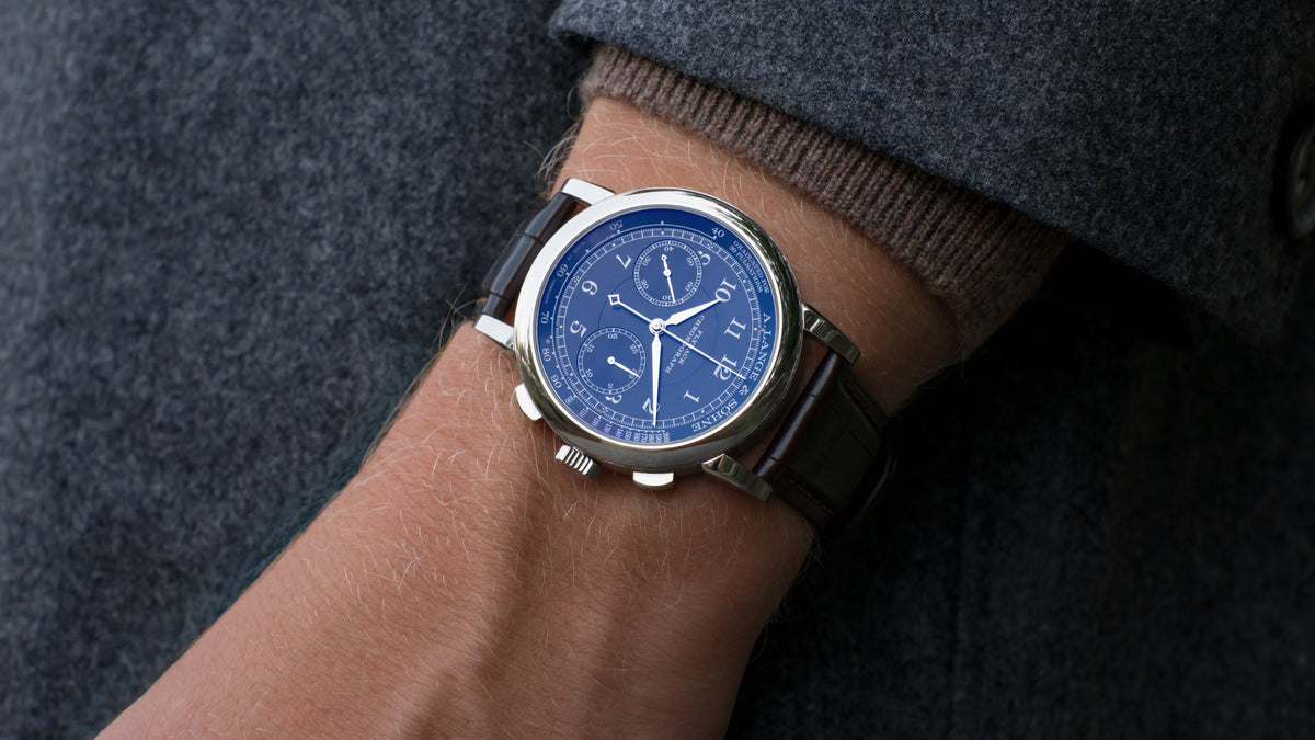 414.028, 1815 Chronograph, White Gold