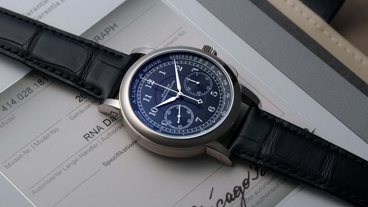 414.028, 1815 Chronograph, White Gold