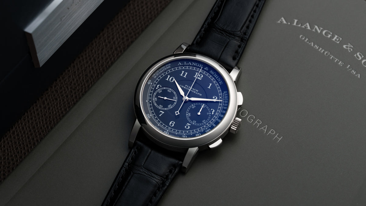 414.028, 1815 Chronograph, White Gold