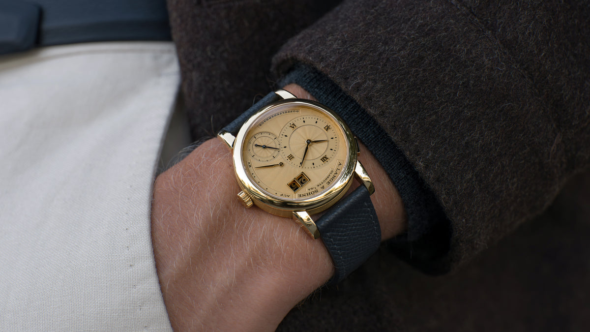 112.021, Lange 1A, Yellow Gold