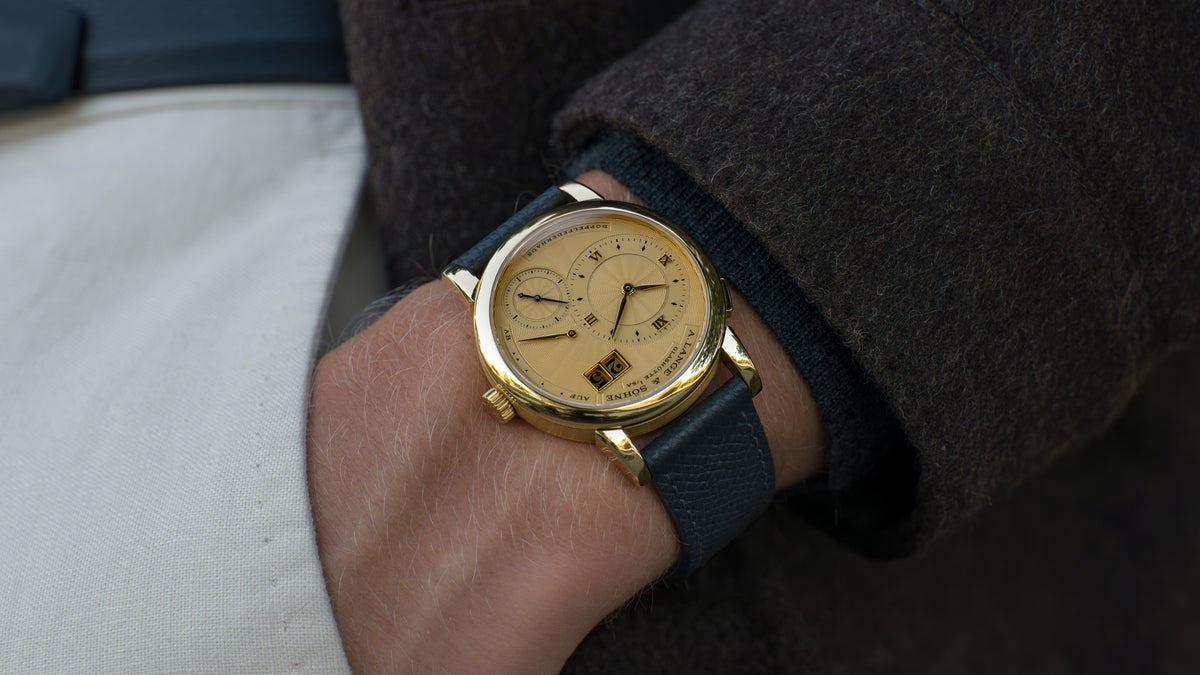 112.021, Lange 1A, Yellow Gold