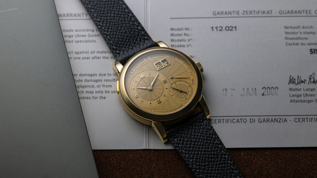 112.021, Lange 1A, Yellow Gold