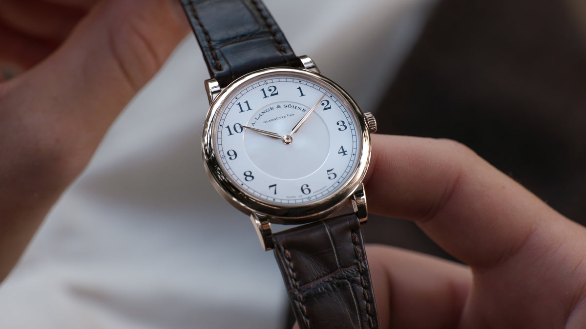239.050, 1815 Thin 'Homage to FA Lange', Honeygold