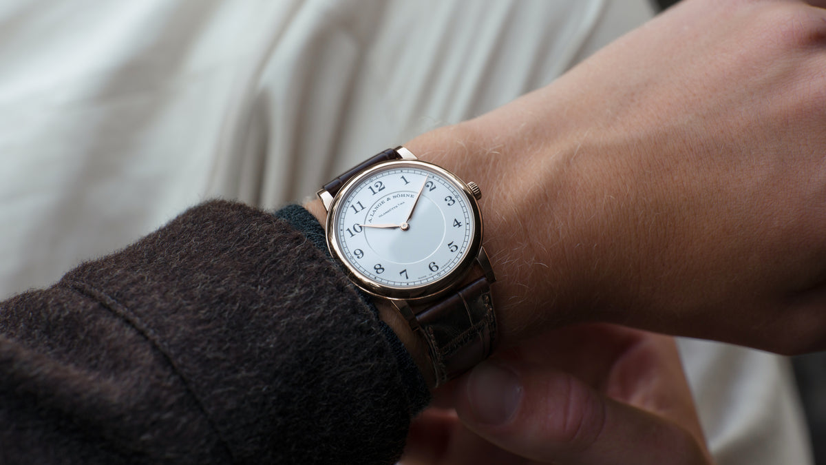 239.050, 1815 Thin 'Homage to FA Lange', Honeygold