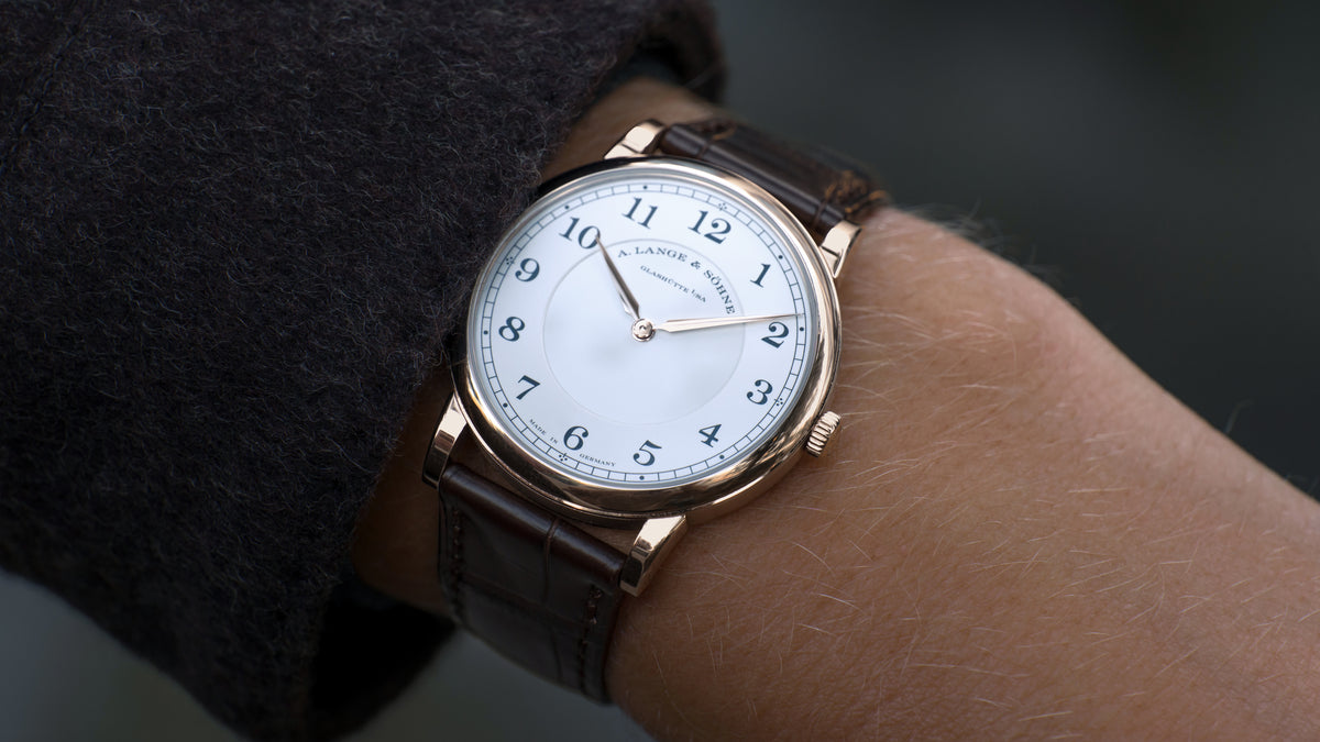 239.050, 1815 Thin 'Homage to FA Lange', Honeygold