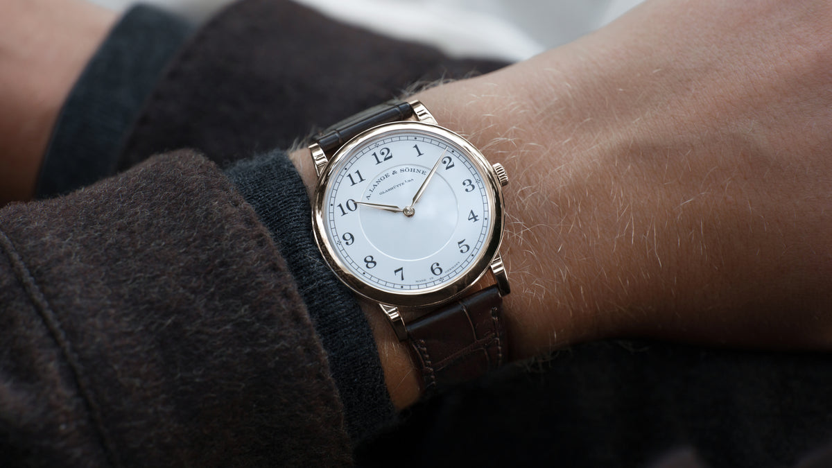 239.050, 1815 Thin 'Homage to FA Lange', Honeygold