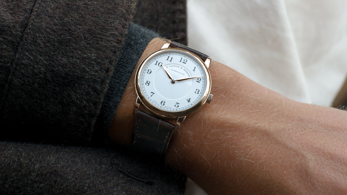 239.050, 1815 Thin 'Homage to FA Lange', Honeygold
