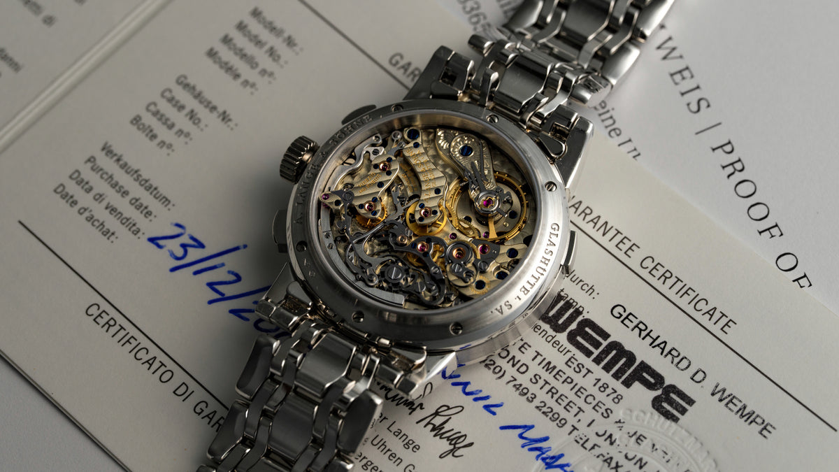 403.035, Datograph Wellendorff, First Generation, Platinum
