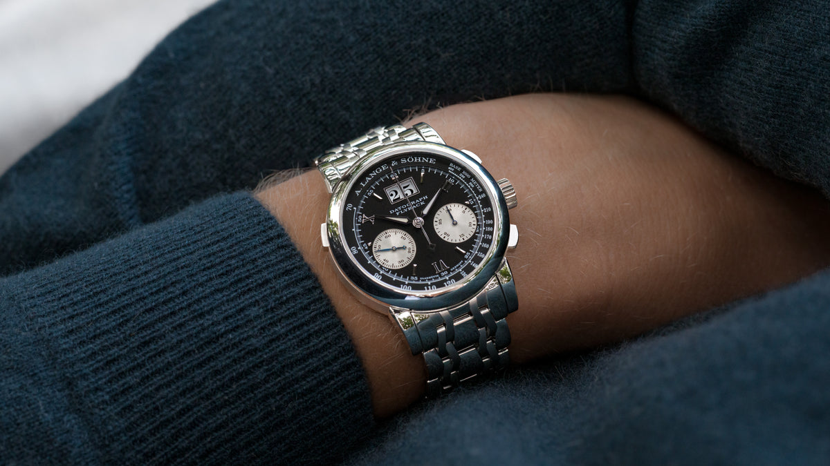 403.035, Datograph First Generation, 'Wave' Wellendorff, Platinum