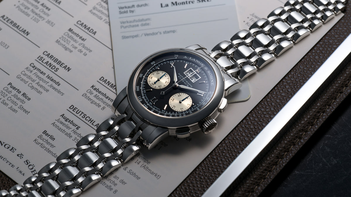 403.035, Datograph First Generation, 'Wave' Wellendorff, Platinum