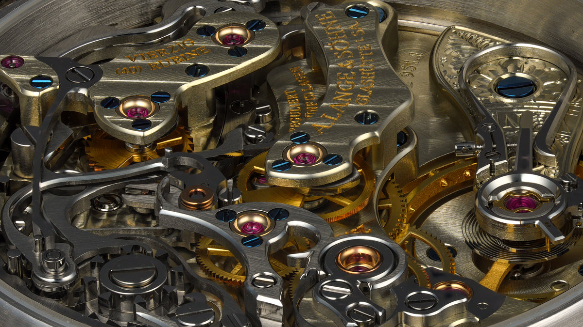 403.035, Datograph First Generation, 'Wave' Wellendorff, Platinum