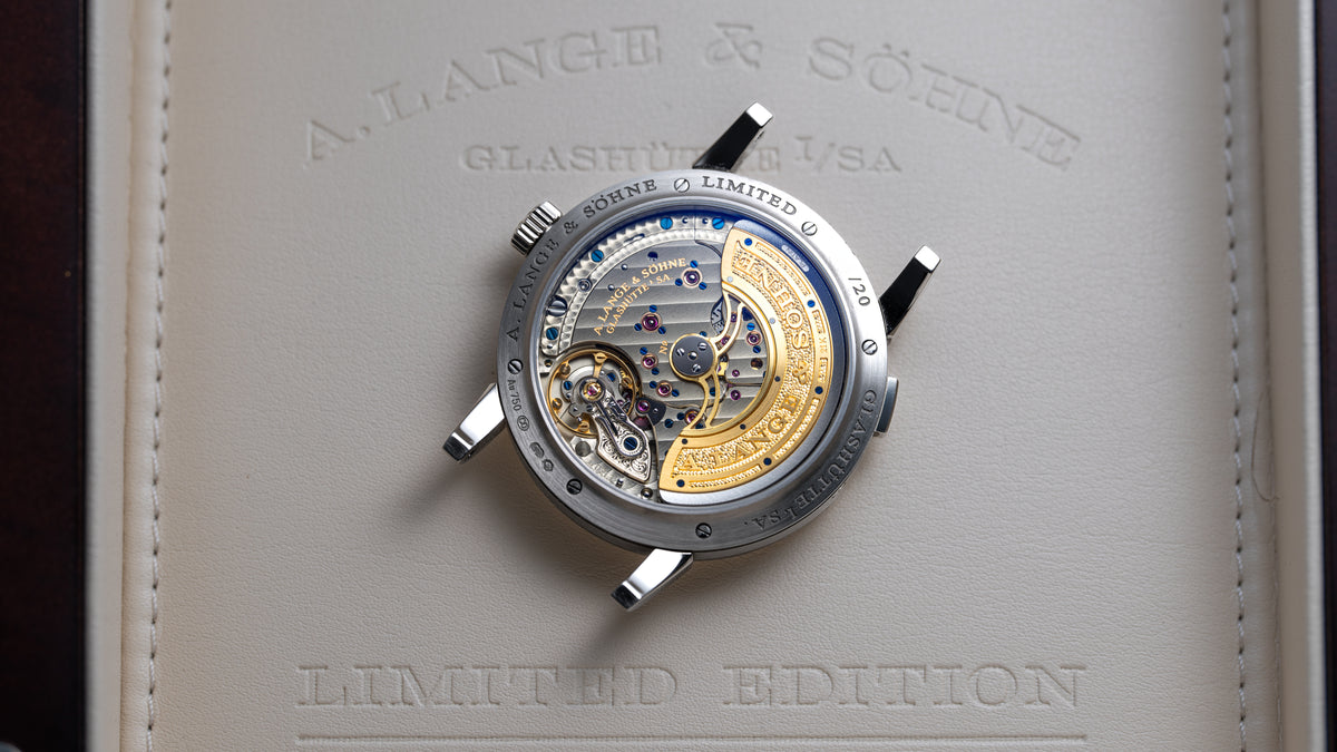 320.040,  Lange 1 Daymatic, Tokyo Boutique Edition, White Gold