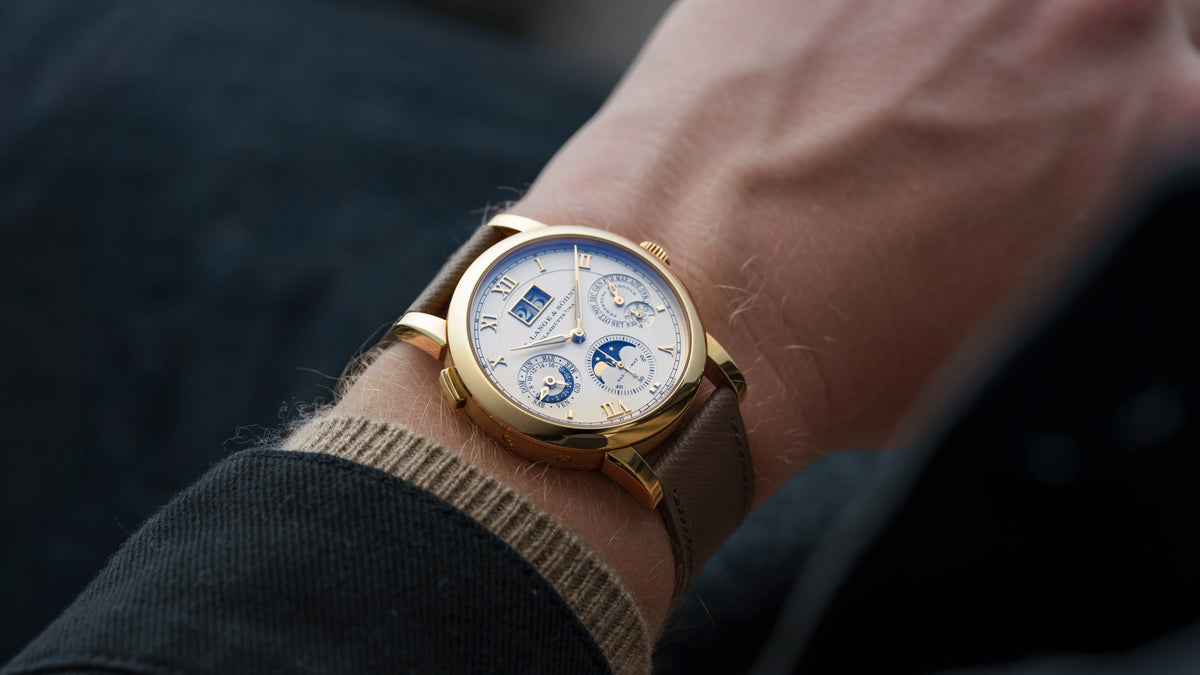 310.021, Langematik Perpetual Calendar, Yellow Gold