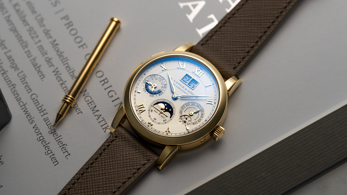310.021, Langematik Perpetual Calendar, Yellow Gold