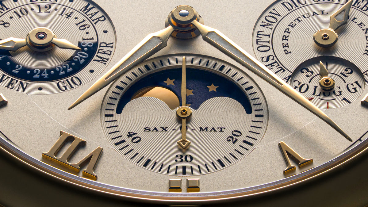 310.021, Langematik Perpetual Calendar, Yellow Gold