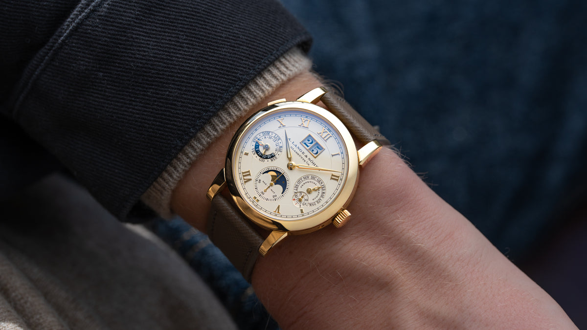 310.021, Langematik Perpetual Calendar, Yellow Gold