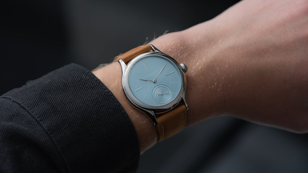 Classic Micro-Rotor, Ice Blue, Steel