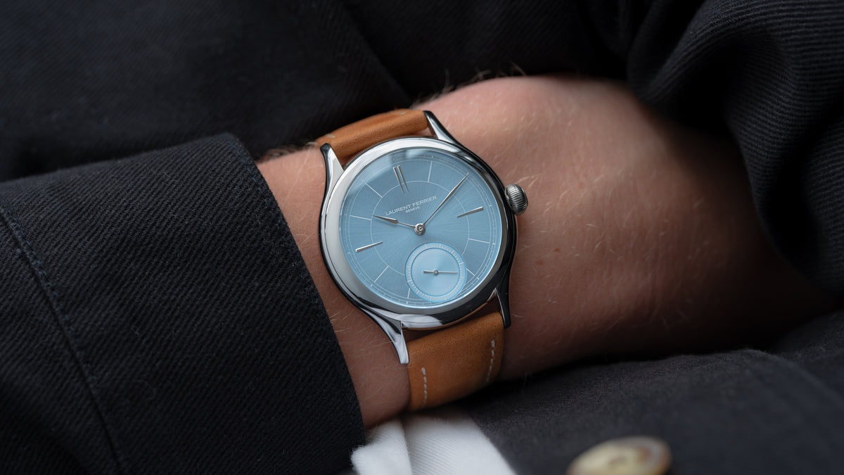 Classic Micro-Rotor, Ice Blue, Steel