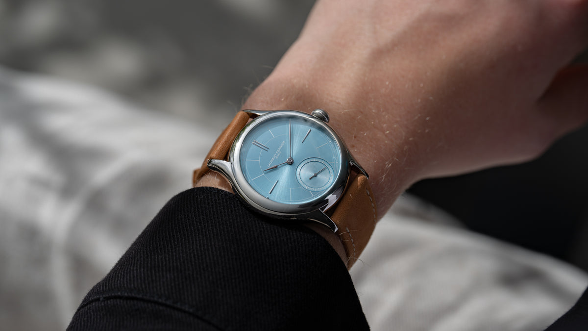 Classic Micro-Rotor, Ice Blue, Steel