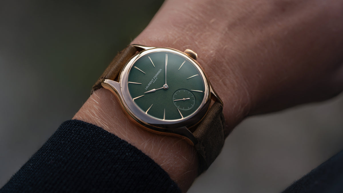 Classic Micro-Rotor Evergreen, Pink Gold