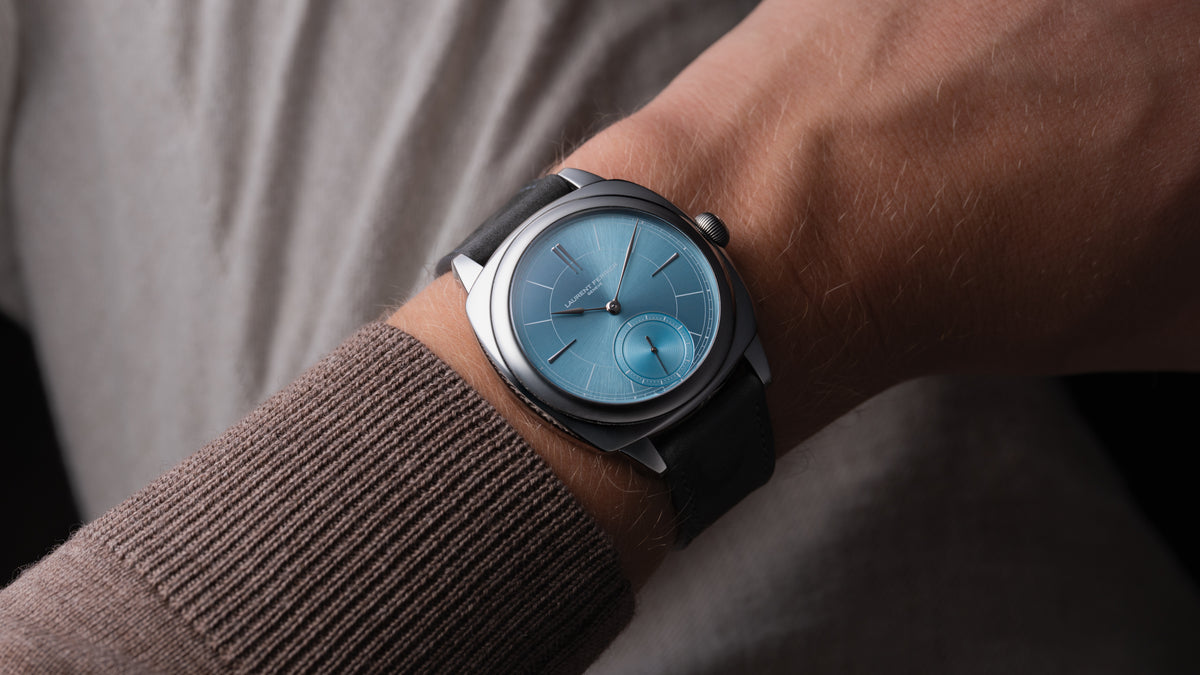 Square Micro-Rotor, Ice Blue, Steel