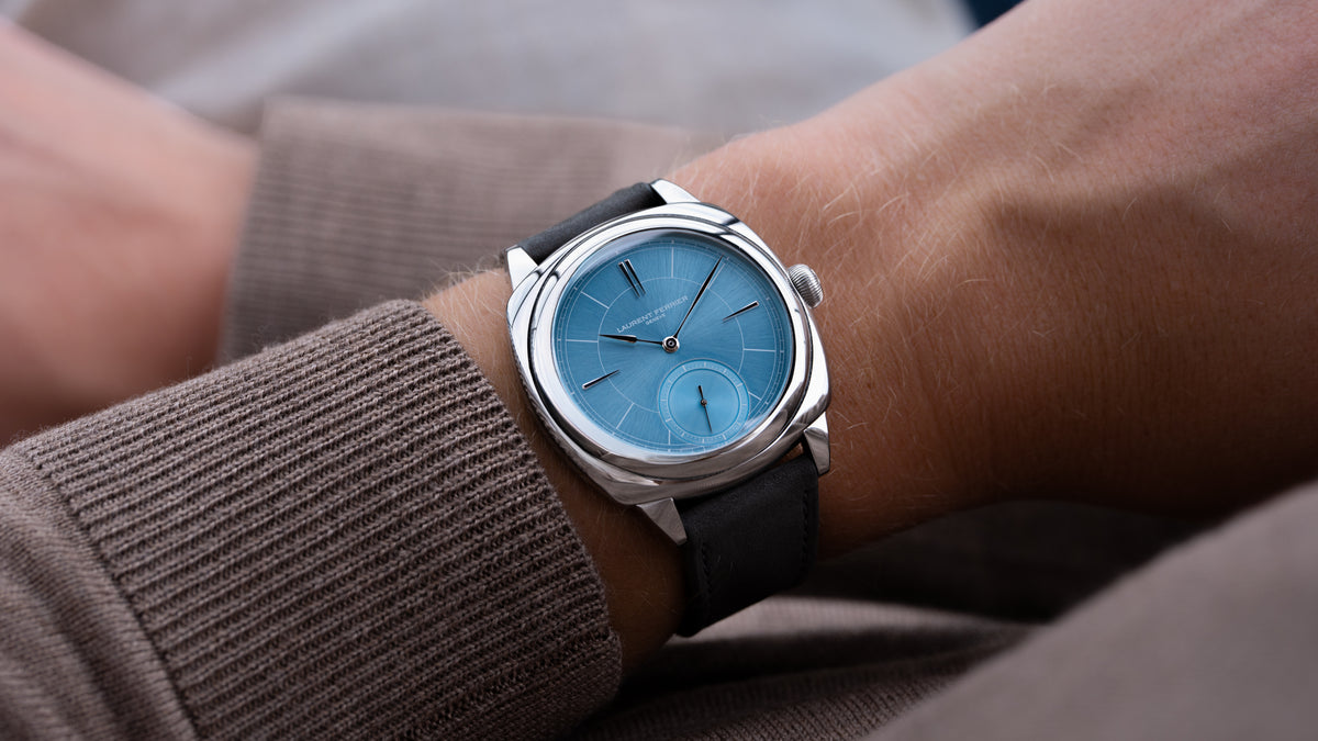 Square Micro-Rotor, Ice Blue, Steel