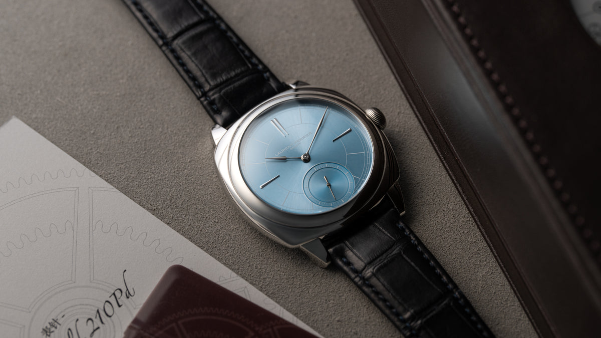 Square Micro-Rotor, Ice Blue, Steel