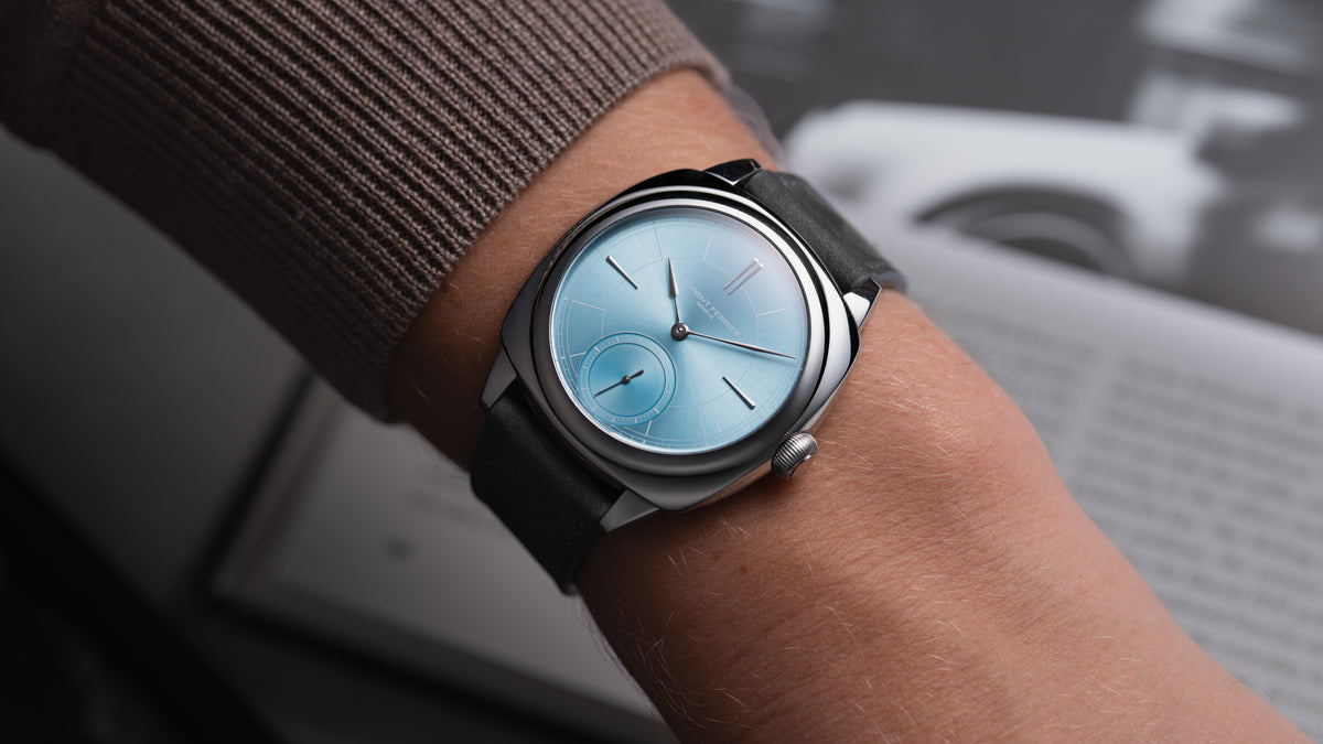 Square Micro-Rotor, Ice Blue, Steel