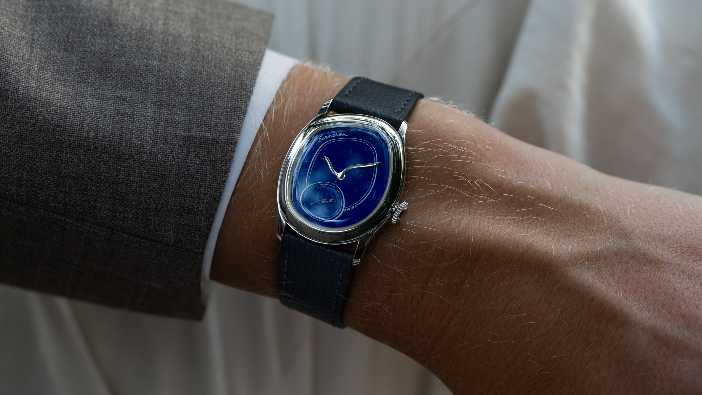 Mirage 34, Lapis Lazuli, White Gold
