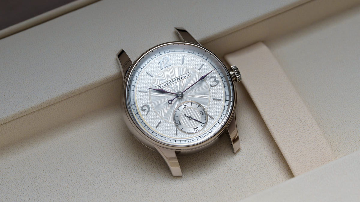 Benu 37, 'Silver Bullet' Voutilainen Dial, White Gold