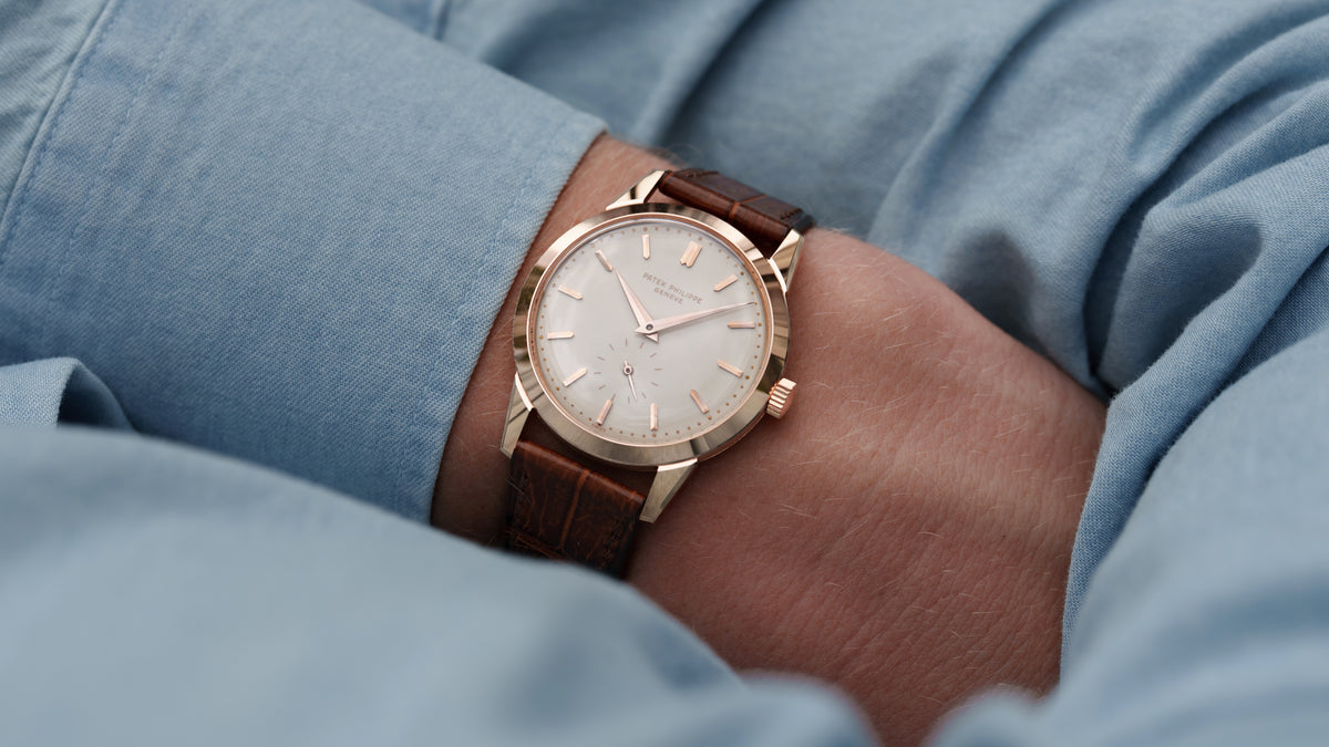 2577R, Calatrava, Enamel Dial, Pink Gold