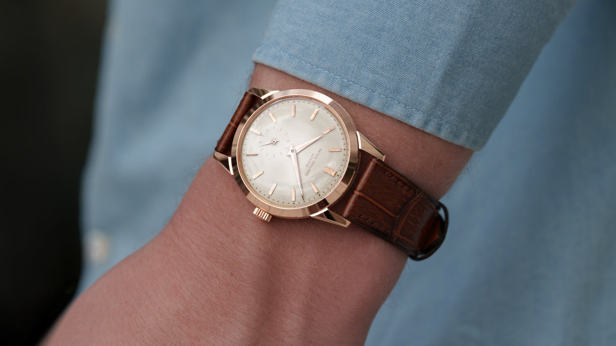 2577R, Calatrava, Enamel Dial, Pink Gold