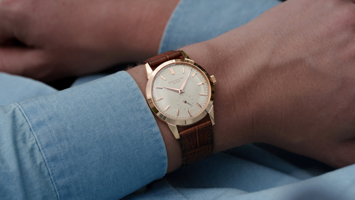 2577R, Calatrava, Enamel Dial, Pink Gold