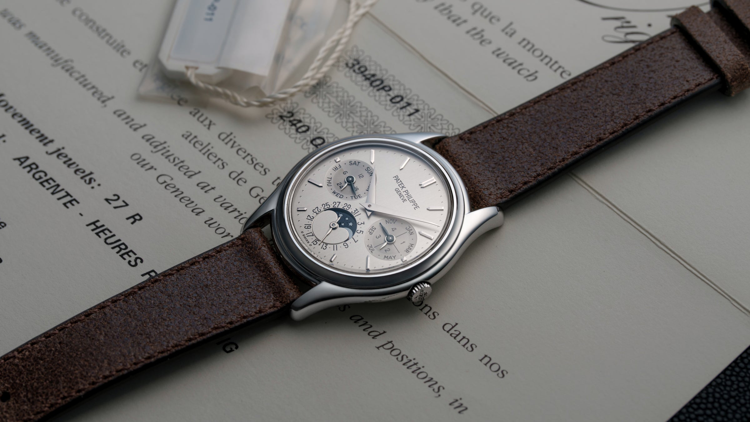 3940P, Perpetual Calendar, Third Series, Platinum