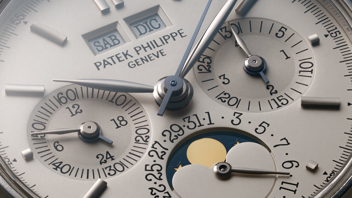 3970EP, 'Small Hallmark' Second Series, Perpetual Calendar Chronograph, Platinum