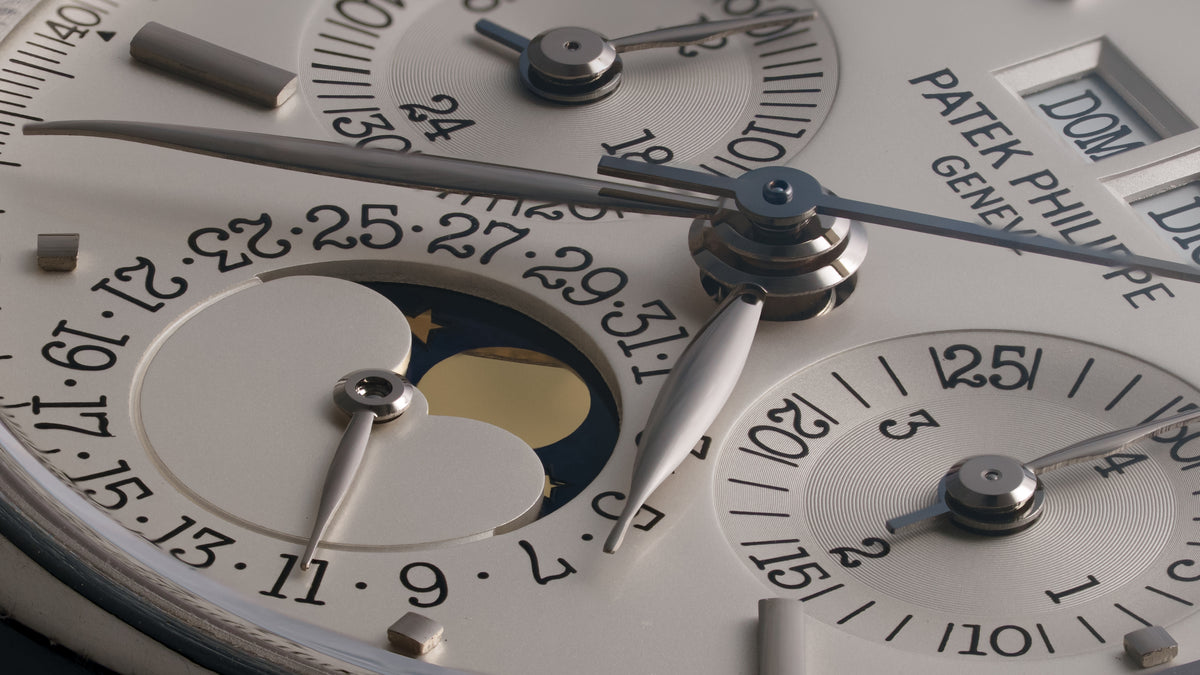 3970EP, 'Small Hallmark' Second Series, Perpetual Calendar Chronograph, Platinum