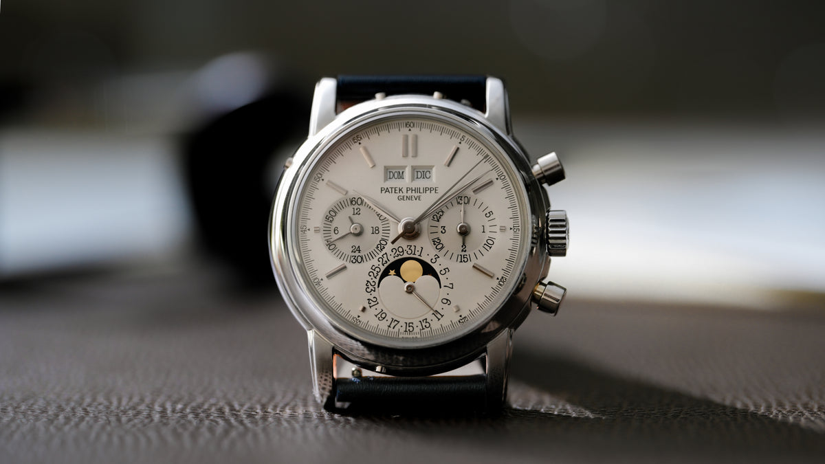 3970EP, 'Small Hallmark' Second Series, Perpetual Calendar Chronograph, Platinum