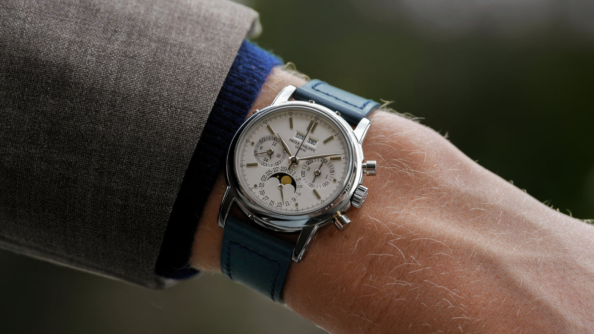 3970EP, 'Small Hallmark' Second Series, Perpetual Calendar Chronograph, Platinum